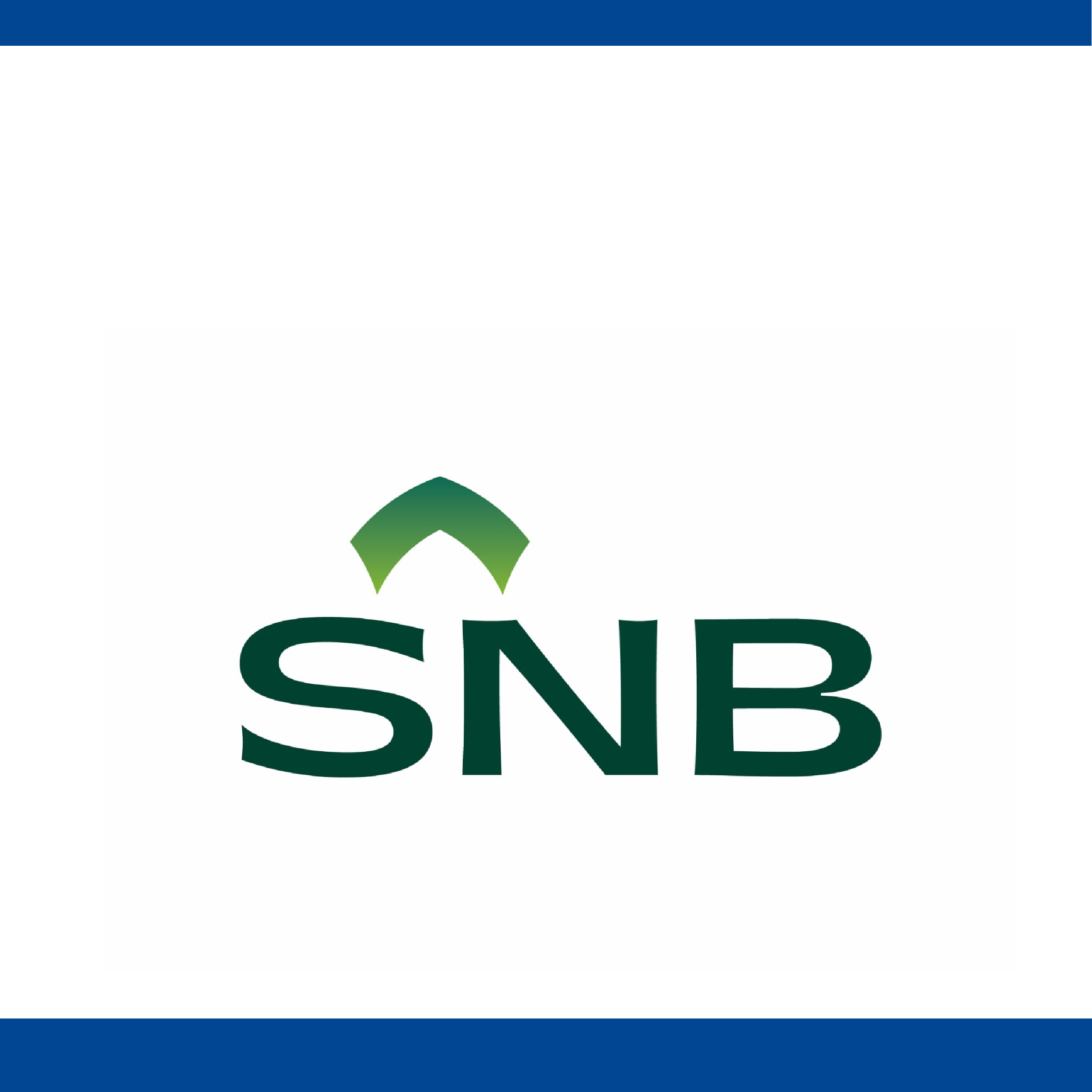 لوقو بنك ازرق انس